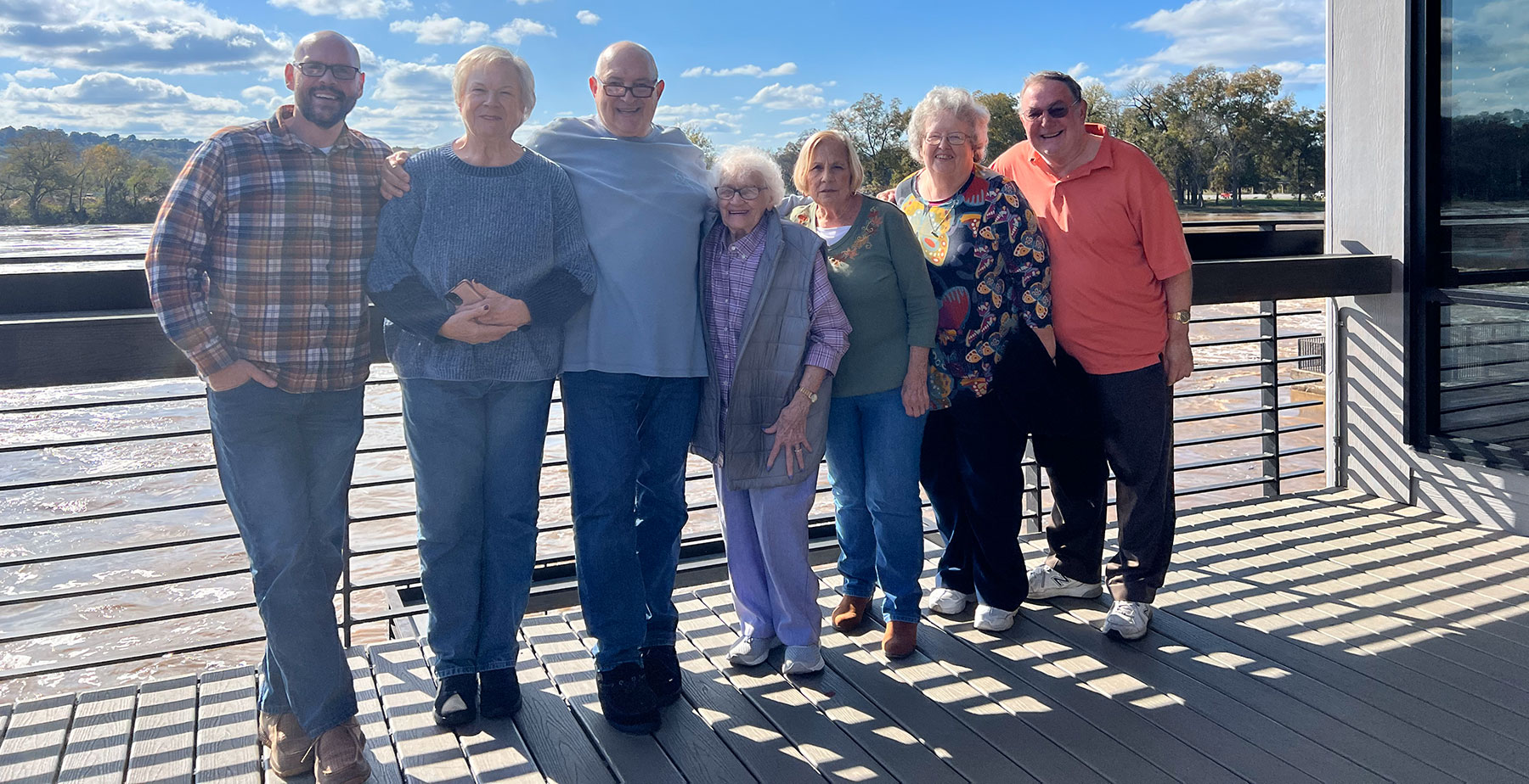 Adults in a small group Bible study